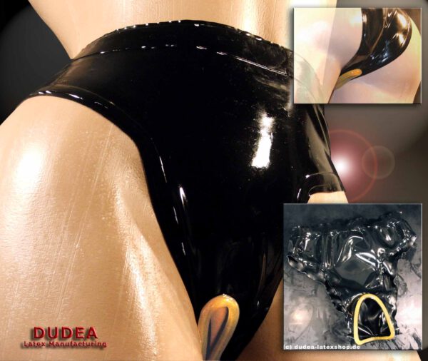 Gummi-Vagina-Slip für Sie – Einzigartige Latex-Unterwäsche von DUDEA