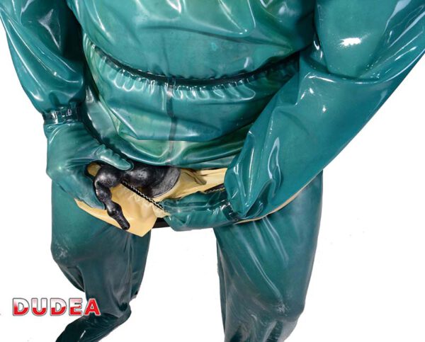 Wixhose mit super weichem Gummi-Anal-Kugeldildo – Bild 4